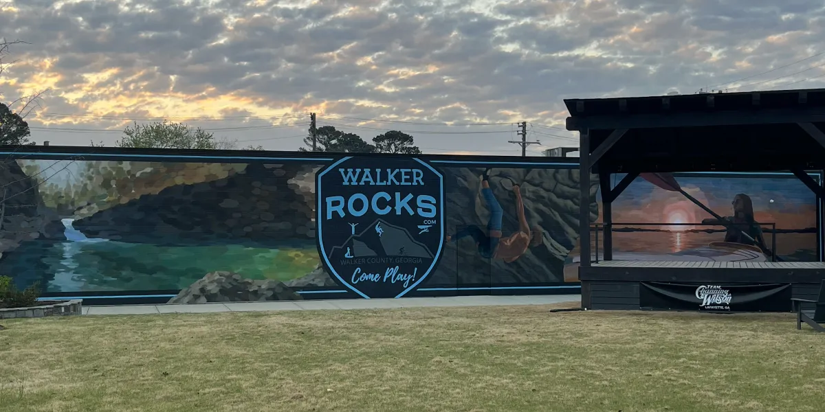 Walker County Rocks Mural in Lafayette